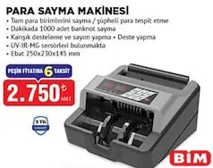 PARA SAYMA MAKİNESİ